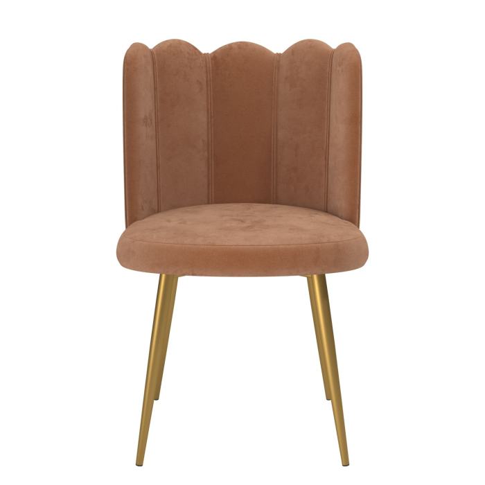Стулья, Стул Юта (велюр тенерифе/металл золотой)