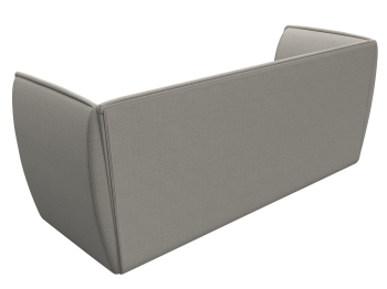 Диван кухонный прямой Бергамо 3-х местный, рогожка Амур