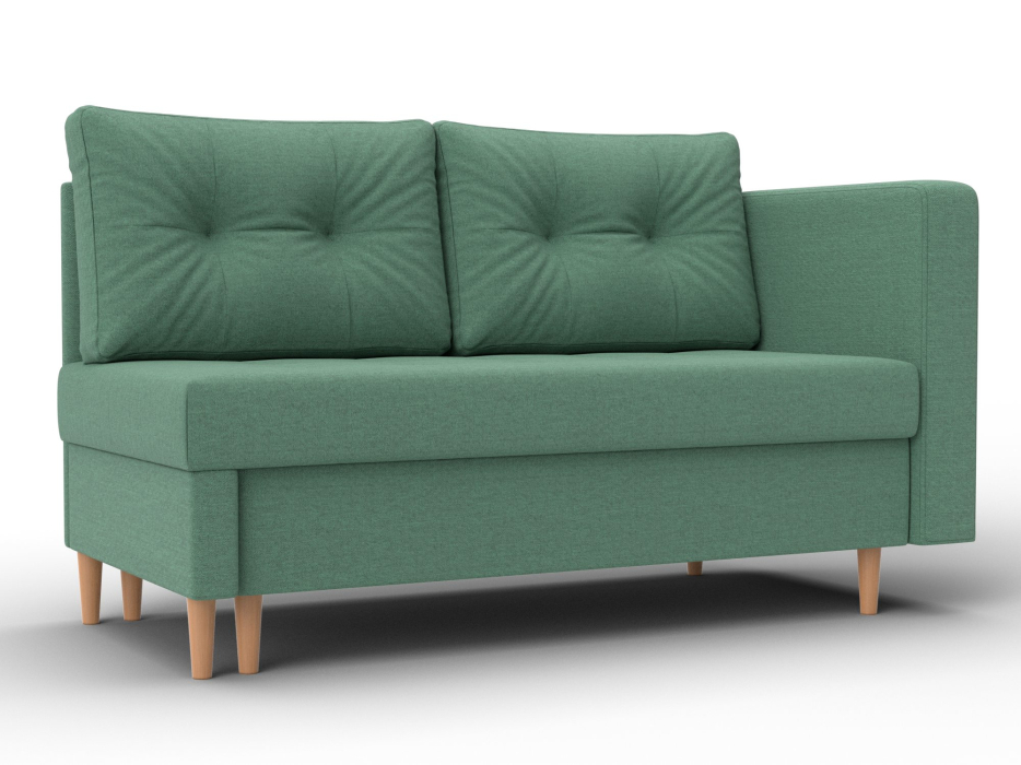 Маленькие спальные диваны, Кушетка Лига-098, рогожка Амур