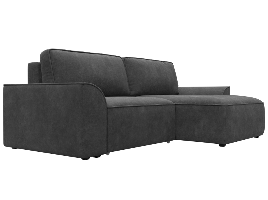 Диваны угловые в гостиную, Диван угловой Лига-048 НПБ, велюр BRUT