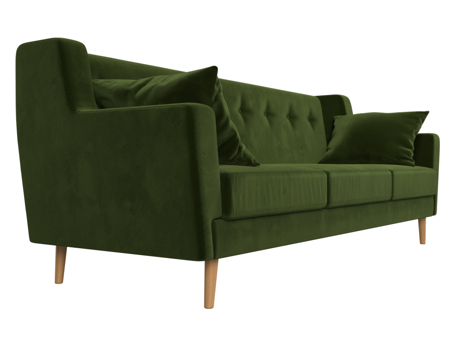 Диваны прямые кухонные, Прямой диван Брайтон 3, микровельвет