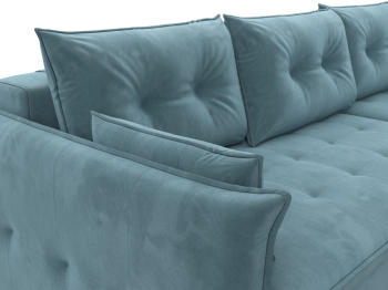 Диван угловой Лига-100 НПБ угол универсальный, велюр SEVEN