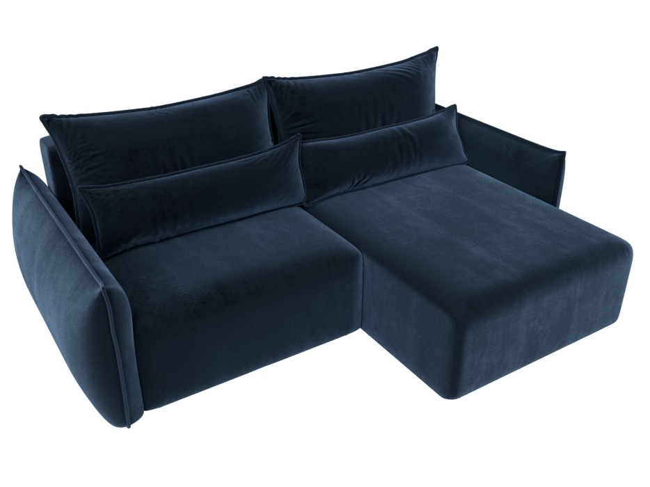 Диваны угловые в гостиную, Диван угловой Лига-051 НПБ угол универсальный, велюр TOWER