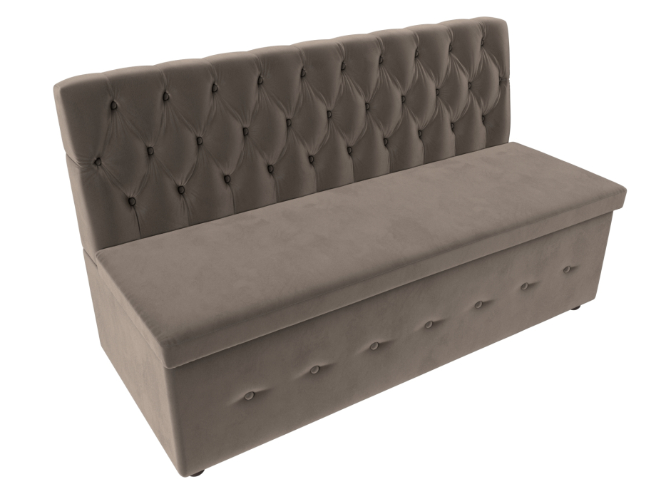 Диваны прямые кухонные, Кухонный прямой диван Вента, велюр