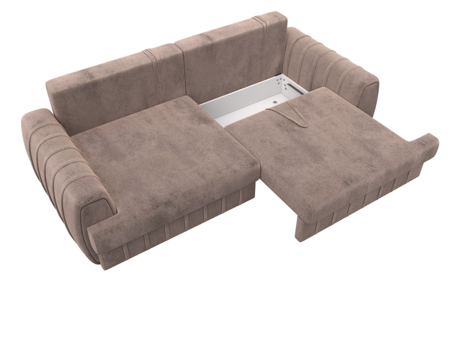 Диваны еврокнижки, Диван прямой Лига-057 НПБ, велюр TOWER