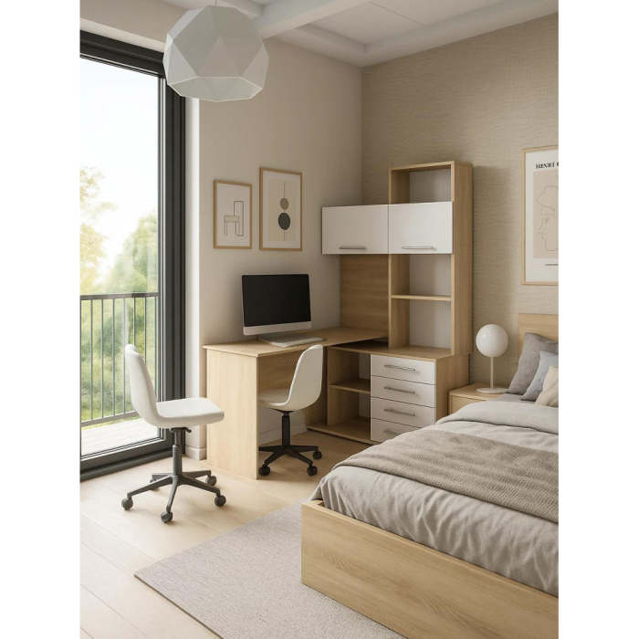 Угловые компьютерные столы, Компьютерный стол КСТ-14П правый