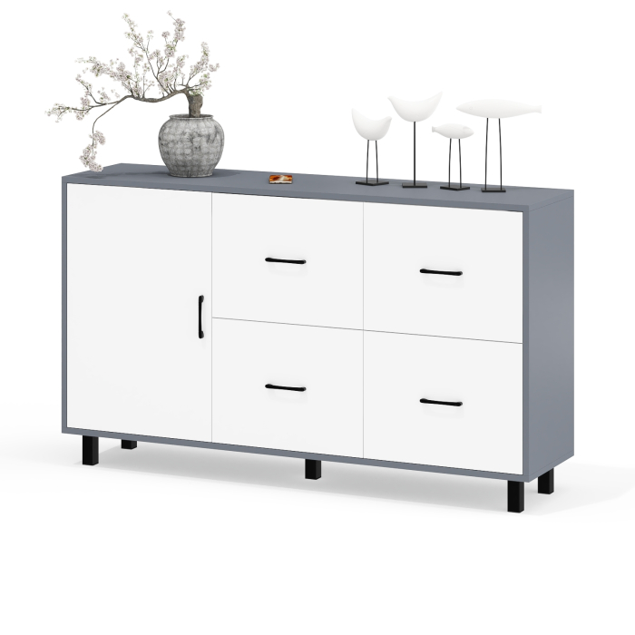 Комоды, Комод-тумба 4-ре ящика и дверка РВК 125-1504