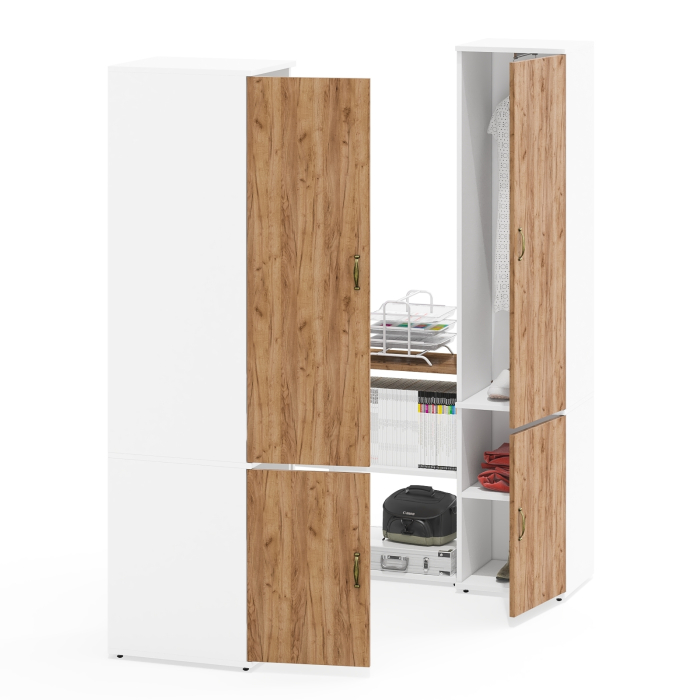 Домашние кабинеты, Мебель для учёбы ребёнка Лидер-8 из пенала 23Б и пенала 21Б