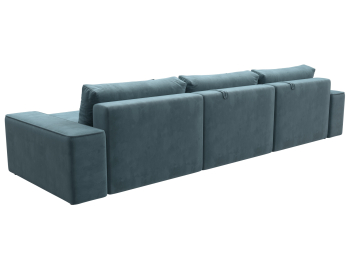 Диван угловой Лига-074 угол универсальный, велюр SEVEN