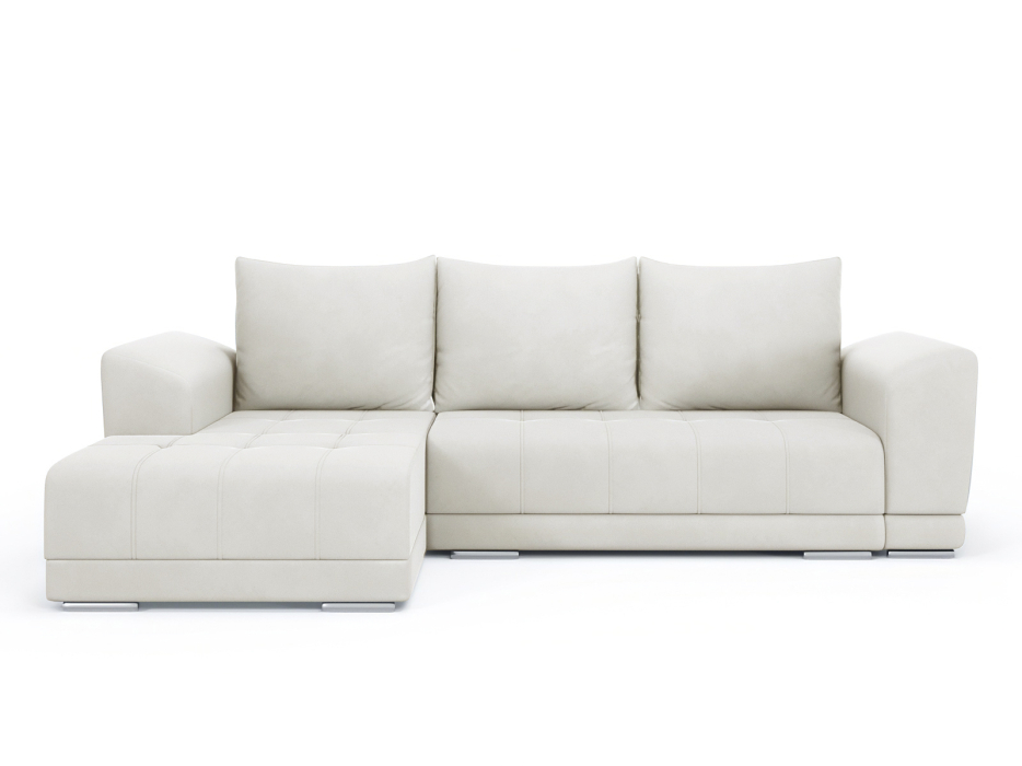 Диваны угловые в гостиную, Диван-кровать угловой Рентон еврокнижка, велюр