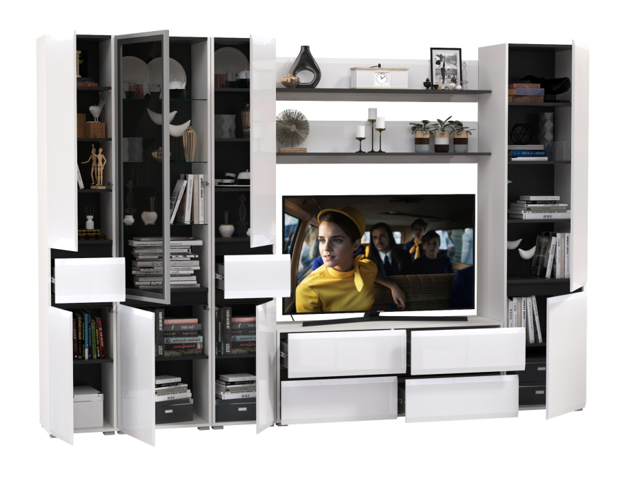 Стенки для гостиной, Сидней Комплектация № 65