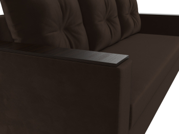 Диван прямой Атланта без стола, микровельвет