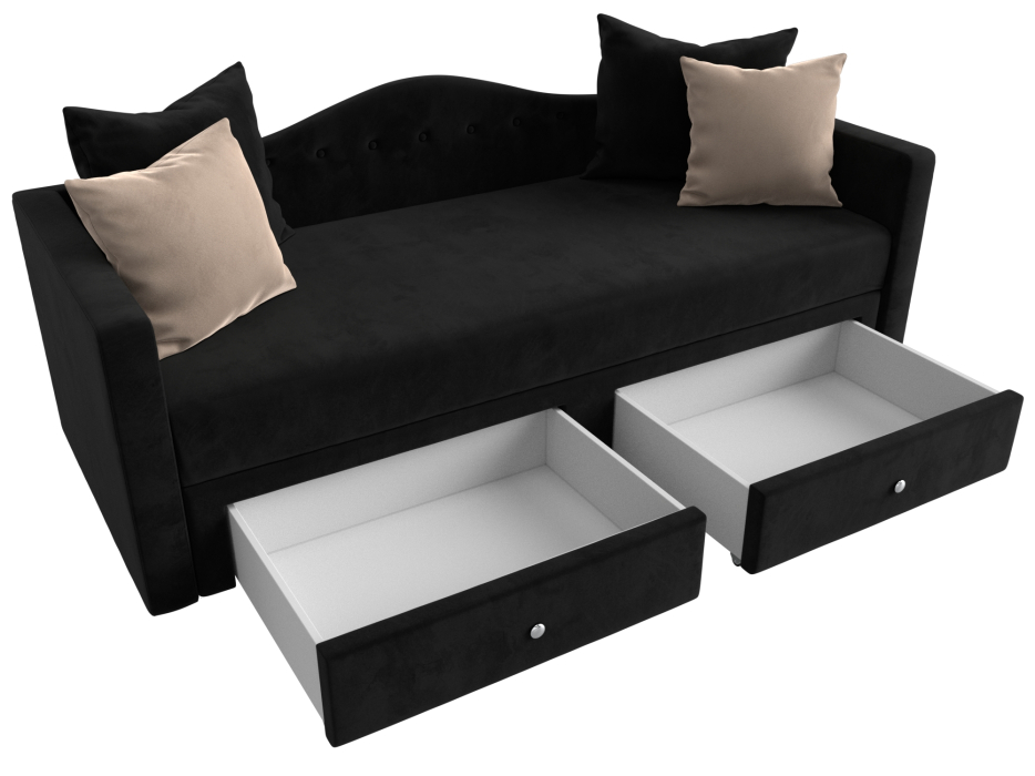 Детские диваны, Детский прямой диван Дориан, Велюр