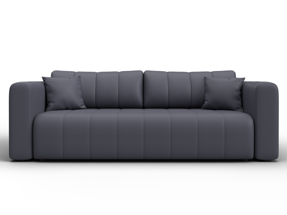 Диваны с ящиком для белья, Диван прямой Лига-062 НПБ, Экокожа GRIFON