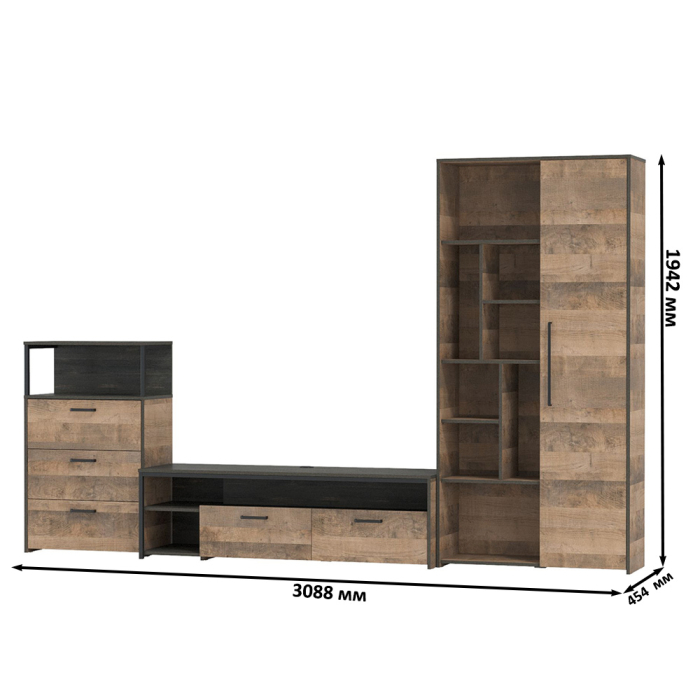 Стенки для гостиной, Стенка для гостиной Трувор № 80