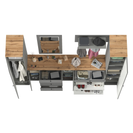 Стенка в прихожую Остин № 58