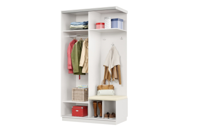 Прихожая Премьер 02 Лайт 11 Правая Мягкая