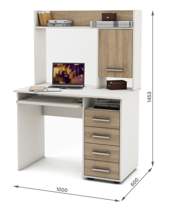 Прямые, Письменный стол Остин-11К