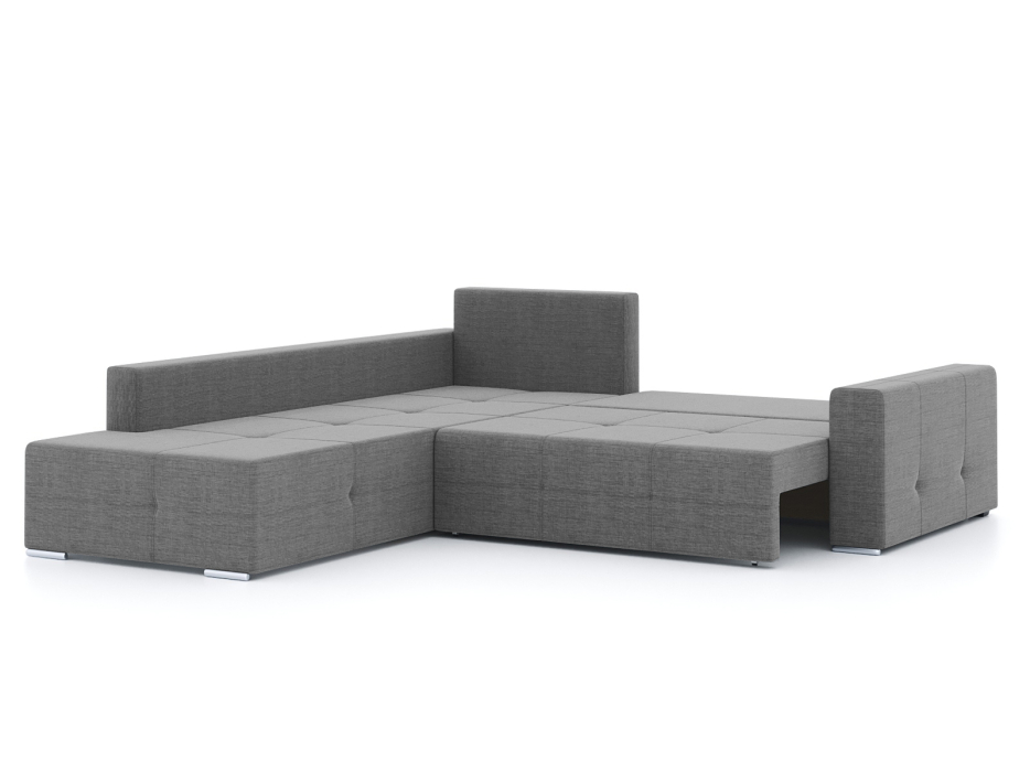 Диваны угловые в гостиную, Диван-кровать угловой Леос НПБ, рогожка