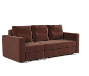 Угловой диван трансформер Рио левый с пуфиком