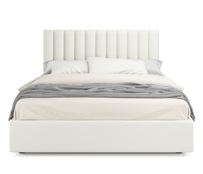 Мягкая кровать, Мягкая кровать Olivia 1600 с ортопедическим основанием и матрасом ГОСТ