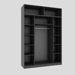 Шкаф Бостон с антресолью 1600