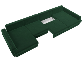 Диван П-образный Лига-057 НПБ Лонг, велюр SEVEN