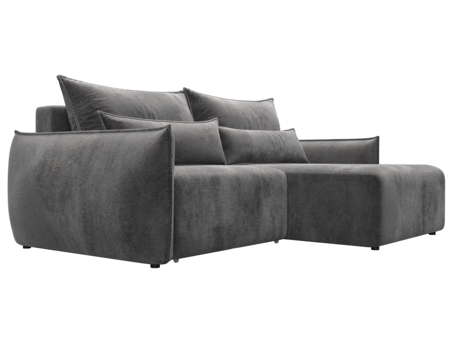 Диваны угловые в гостиную, Диван угловой Лига-051 НПБ угол универсальный, велюр TOWER