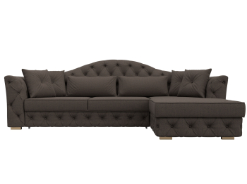 Диван угловой Артис правый угол, рогожка Амур