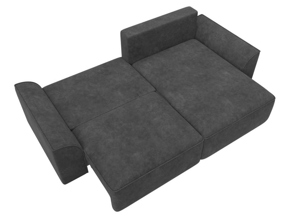 Диваны угловые в гостиную, Диван угловой Лига-048 НПБ, велюр BRUT