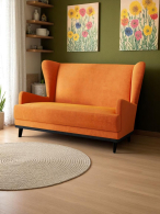 Дизайнерские диваны для гостиной, Диван прямой Вегас, велюр