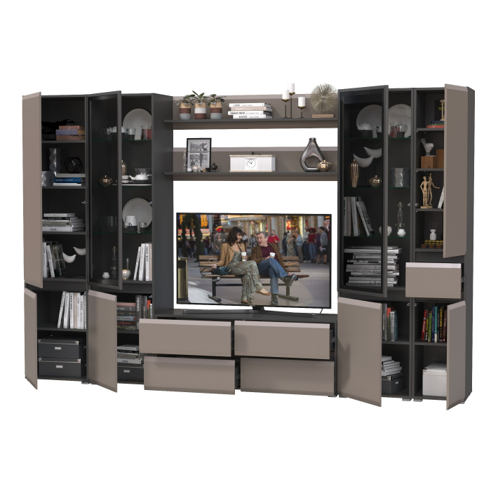 Стенки для гостиной, Сидней стенка в гостиную № 64