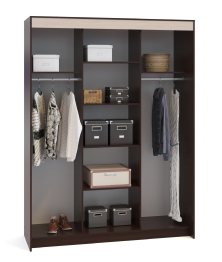 Шкаф-купе с зеркалом Контур ШР-186.32