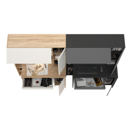 Два стола с надстройкой Моби Комфорт 12.71