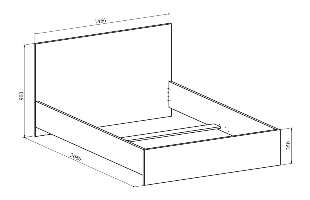 Кровати 140х200, Кровать Виктория ВИ-31 (1400x2000)