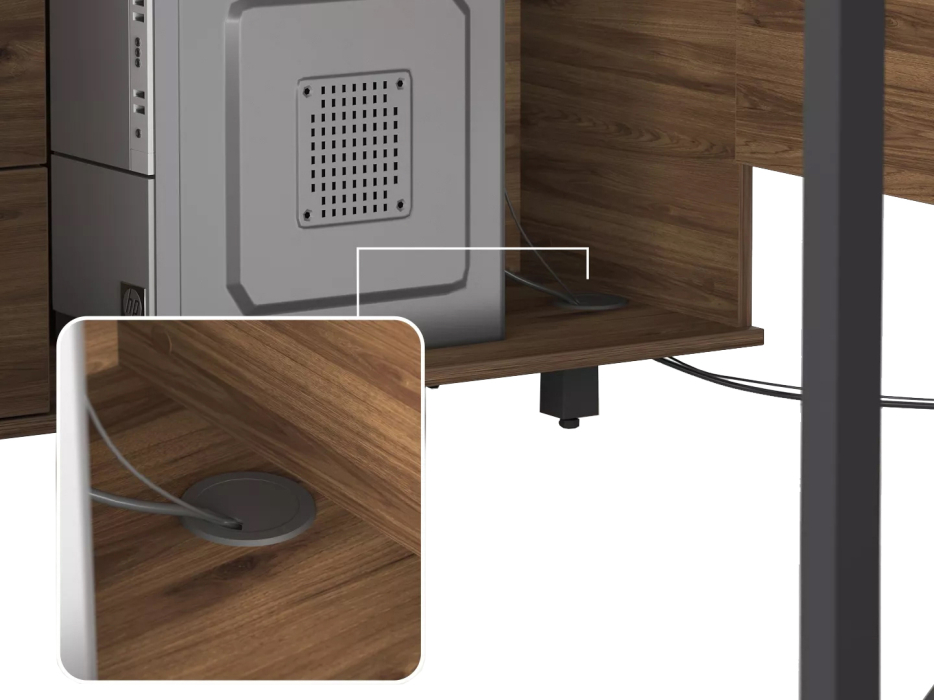 Угловые, Стол рабочий универсальный Калифорния Хардвиг СР01 ЛДСП