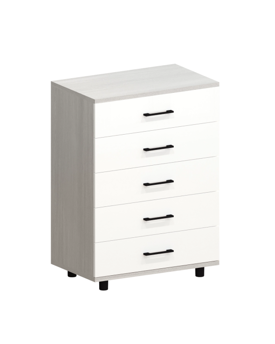 Комоды, Модульная система Грейс Комод КМ-5022  Снежный Ясень