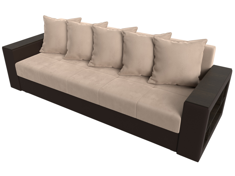 Диваны прямые, Диван прямой Дубай Лайт, велюр/экокожа