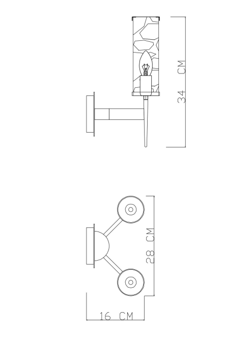 Бра, Бра SHAM 2п