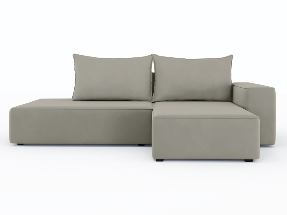 Диваны угловые в гостиную, Диван-кровать угловой Кензо еврокнижка, велюр