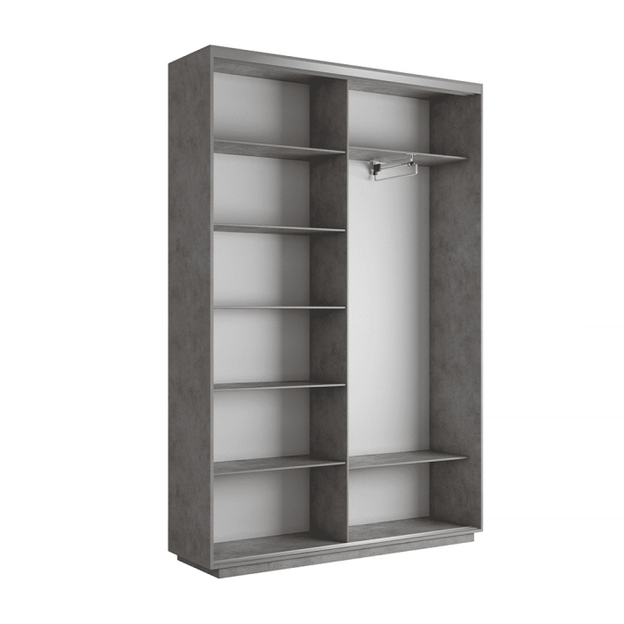 Шкафы-купе 2-х дверные, Шкаф-купе Экспресс 2-х дверный Фотопечать Квадрат Стекла 140х45х240