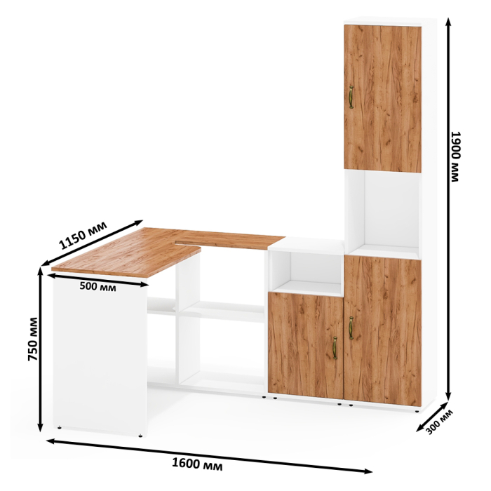 Домашние кабинеты, Домашний офис Лидер-8