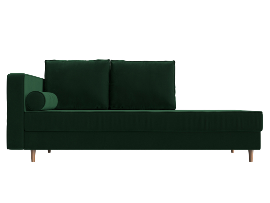 Кушетка кровать, Кушетка Прайм, велюр, левый угол