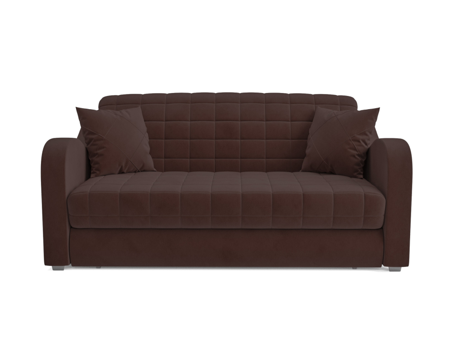 Диваны с ящиком для белья, Диван аккордеон Барон №4 ППУ 180х200 Велюр