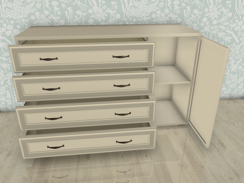 ТВ-тумбы, Модульная система Карина Тумба ТБ-1016