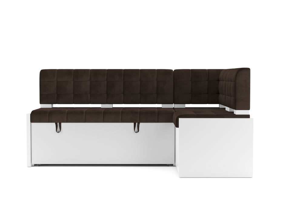 Кухонные уголки, Диван угловой кухонный Ганновер (Велюр) 205х82х130 см