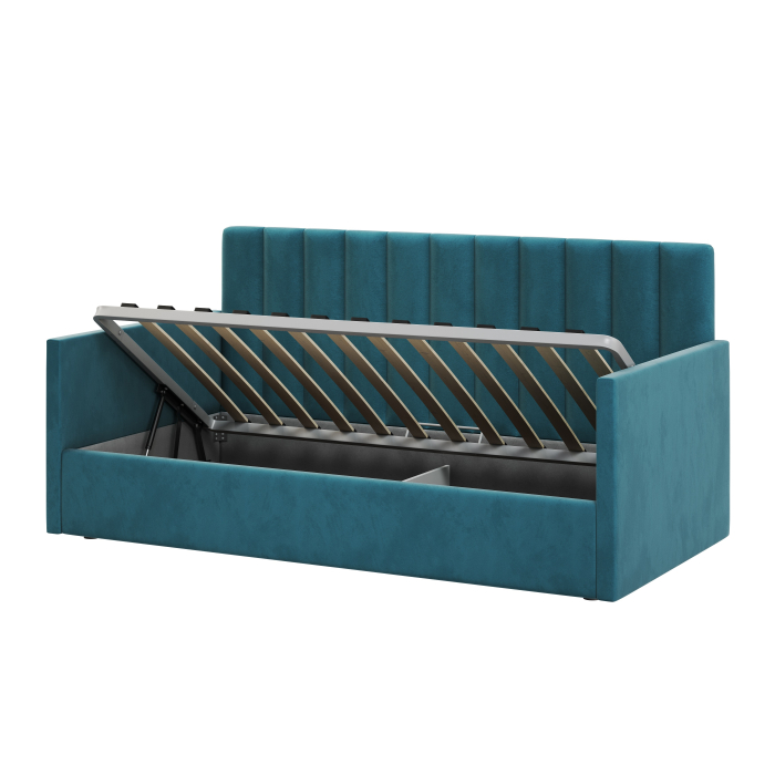 Кровати с мягким изголовьем, Кровать односпальная Меркурий-4 90*200