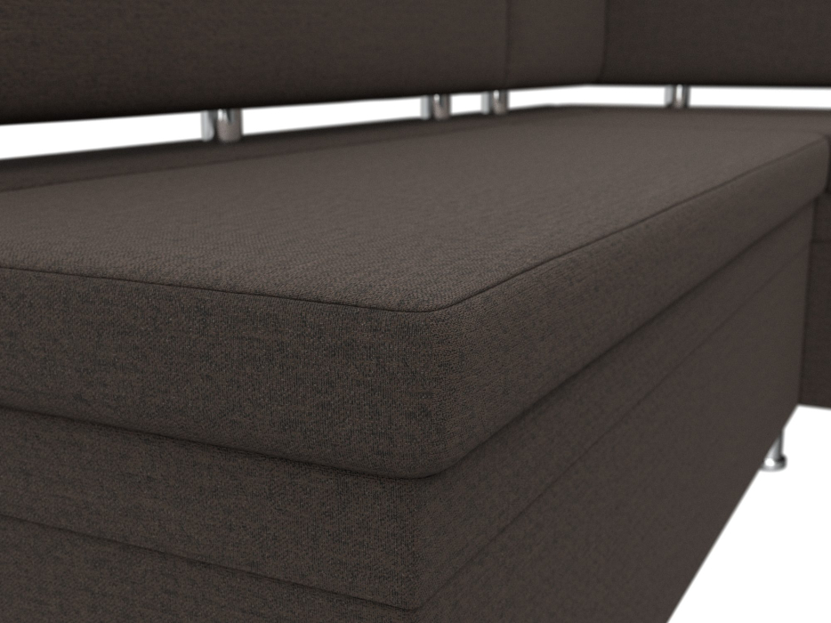 Кухонные уголки, Диван кухонный угловой Стайл правый угол, рогожка Амур