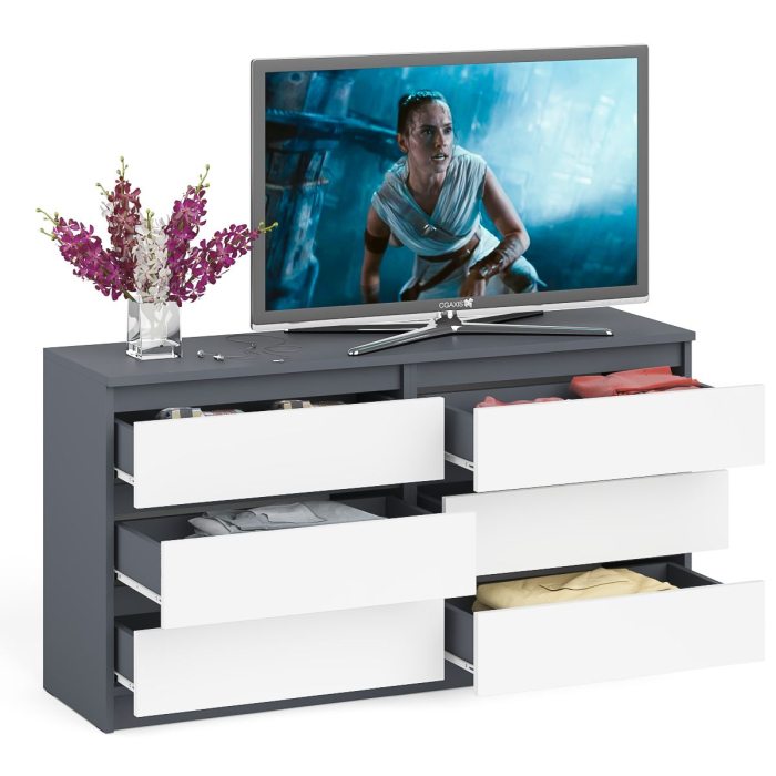 Комоды, Комод на шесть ящиков Мори МК1380.6