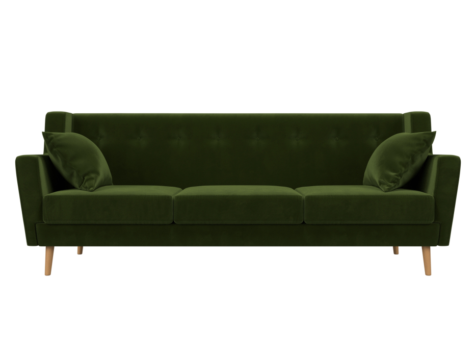 Диваны прямые кухонные, Прямой диван Брайтон 3, микровельвет